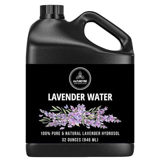 Naturevibe Botanicals Lavender Water 32 Ounces | 100% Pure and Natural | Great for Skin Care and Hair Care-Velvo Beauty