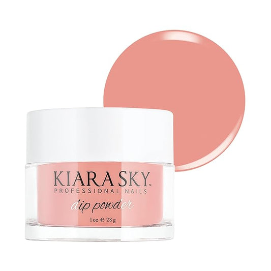 Kiara Sky Long Lasting Nail Dip Powder Pink Tones 1 oz, Cheeky-Velvo Beauty