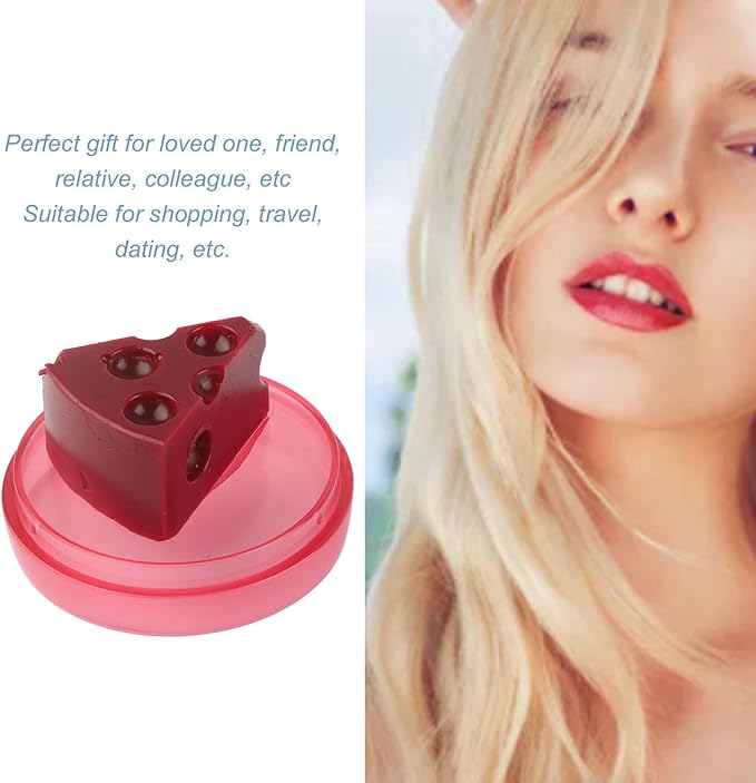 Cheese Shaped Lip Balm, Moisturizing Nourishing Repair Lip Balm, Hydrating Lip Balm for Chapped Cracked Lips 0.3oz(01)-Velvo Beauty