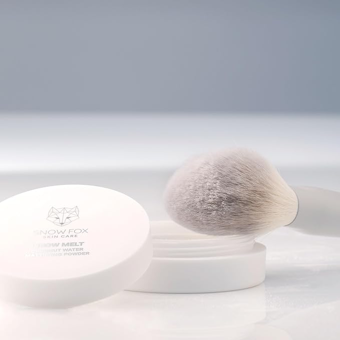 Snow Fox Skincare Fox Tail Loose Powder Brush for Fast Powder Application-Velvo Beauty