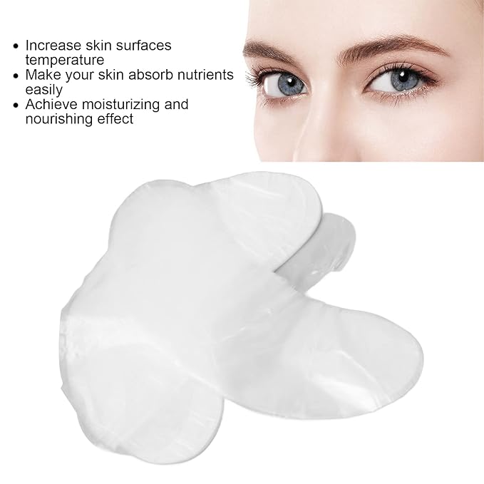 100pcs Under Eye Patches, Disposable DIY Eye Paper, Disposable Eye Skin Care Pads Promote Absorption Water Locking Beauty Salon Eye Sheet for Moisturizing Beauty Makeup Tools-Velvo Beauty
