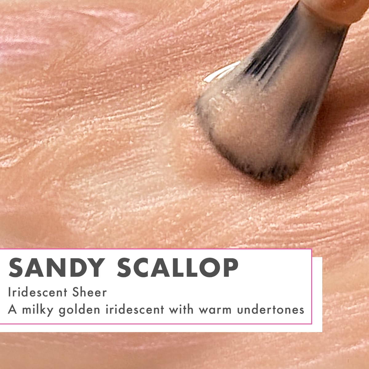 Olive & June Long Lasting Nail Polish | Plump Gel-Like Finish No Lamp Needed | Lasts up to 10 days | Salon-Quality at Home | 15-Free Vegan Cruelty-Free Chip-Resistant | Sandy Scallop Golden Iridescent-Velvo Beauty