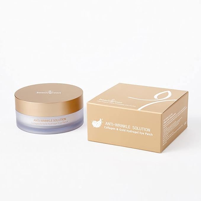 BEAUUGREEN COLLAGEN & GOLD HYDROGEL EYE PATCH - Big type 30 pairs/Eye mask Nourishing and Revitalizing for Dark circle, Anti-aging & Anti-wrinkle under eyes-Velvo Beauty