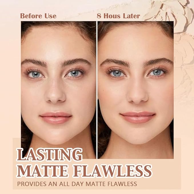 Pressed Matte Face Powder Makeup & Setting Powder for Poreless Wrinkle Blurring Contour Concealer Finishing,Lightweight,High Coverage,Shine Control, N.W 10g (02#)-Velvo Beauty