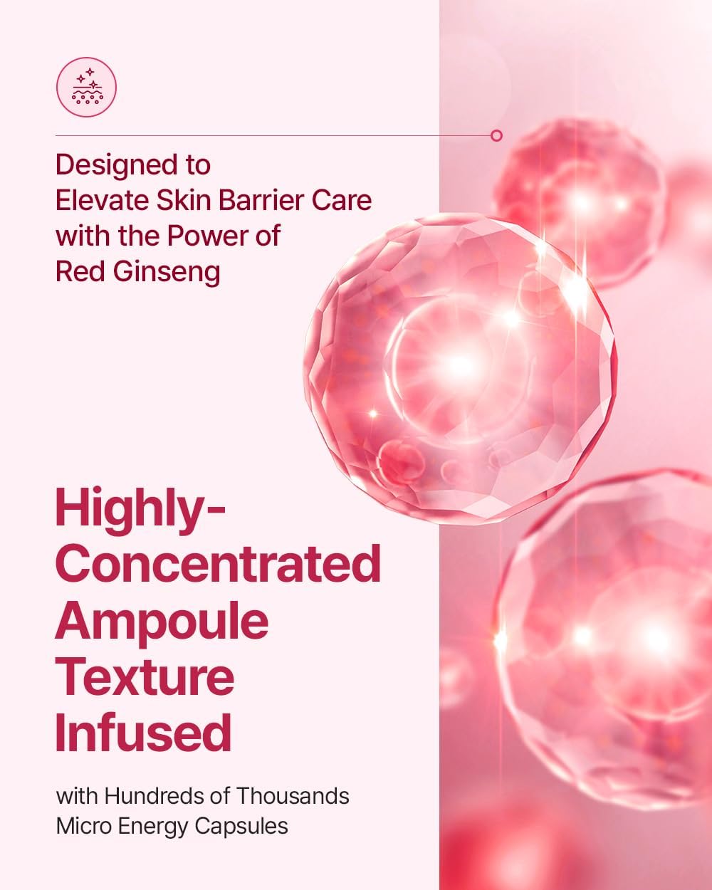 Donginbi Red Ginseng Daily Defense Capsule Ampoule - Glowing Serum, Firming & Skin Barrier Repair Face Mositruzier, Korean Red Ginseng, Skin Care Gifts for Women,1.01 floz / 30 ml-Velvo Beauty