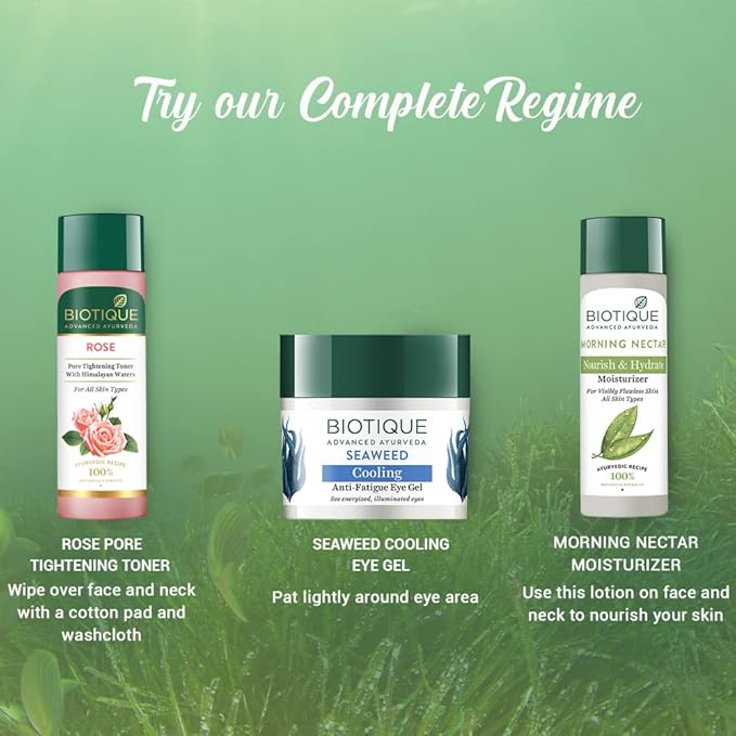 Biotique Seaweed Revitalizing Anti-Fatigue Eye Gel-Velvo Beauty