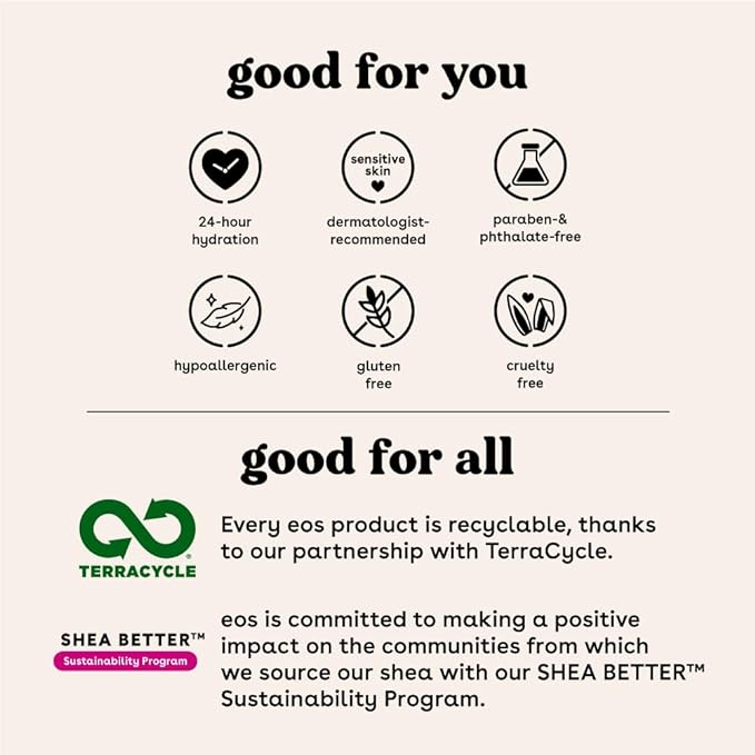 eos 24H Moisture Super Balm- Birthday Cake, Lip Mask, Day or Night Lip Treatment, Made for Sensitive Skin, 0.35 fl oz-Velvo Beauty