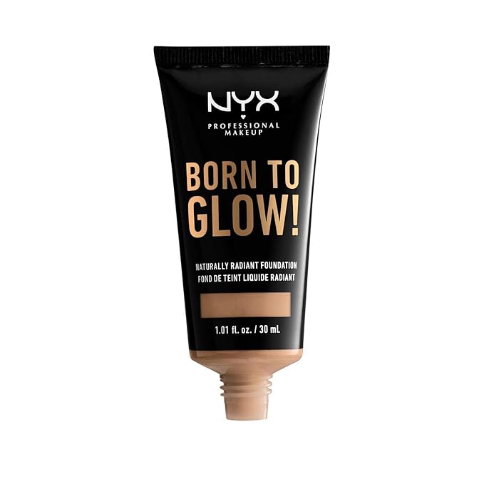 NYX PROFESSIONAL MAKEUP Born To Glow Naturally Radiant Foundation, Medium Coverage - Tan-Velvo Beauty