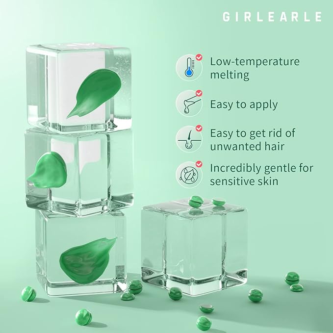 Wax Beads (1lb) for Hair Removal - Aloe Vera Formula, Perfect for Sensitive Skin, Eyebrow, Brazilian Bikini, Legs, Facial and Full Body Waxing at Home-Velvo Beauty