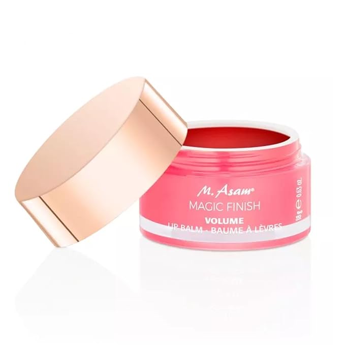 M. Asam MAGIC FINISH Volume & Repair Lip Balm Peachy-Rose (0.11 oz) - Lip balm for delicate shine & more volume with plumping & nourishing vitamin E & shea butter-Velvo Beauty