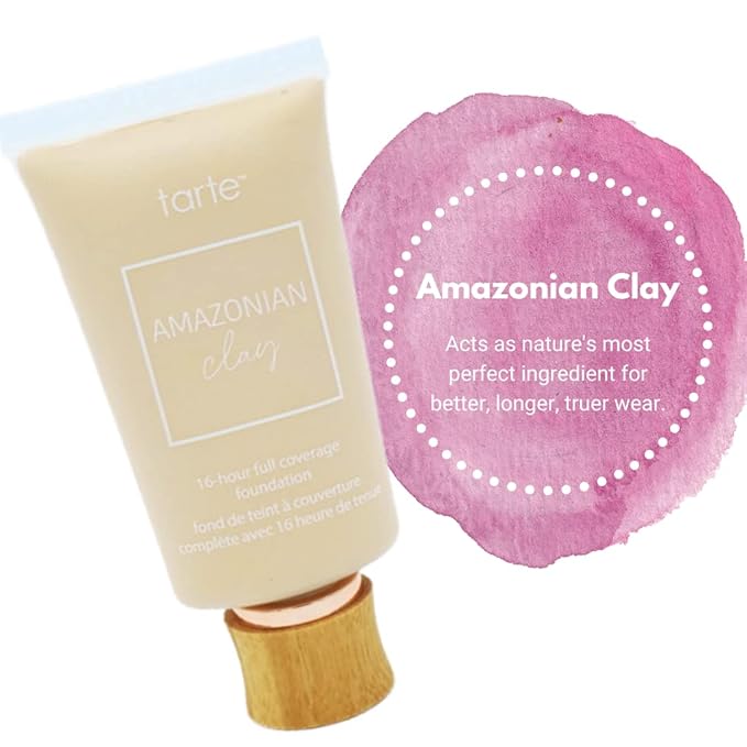 Tarte Cosmetics ian Clay 16-hour Full Coverage Foundation 16S Fair Light Sand-Velvo Beauty