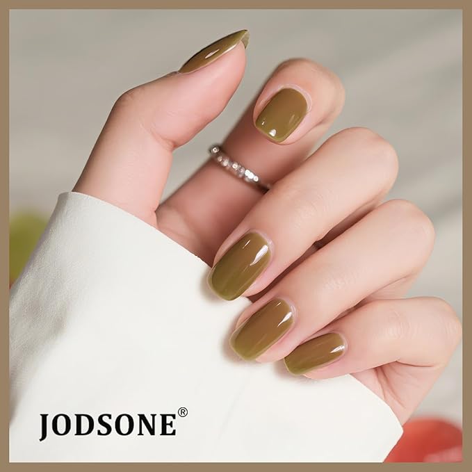 JODSONE Jelly Gel Nail Polish Kit 32 Classic Colors Crystal Transparent High Shine Base & Top Matte Glitter Coat-Velvo Beauty