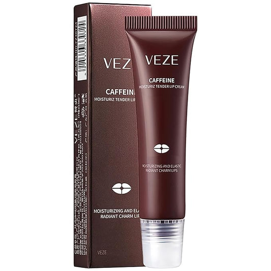 VENZEN Caffeine Moisturizing Tender Lip Cream Elastic Radiant Charm Coffee Lips Care 15g / 0.53oz-Velvo Beauty