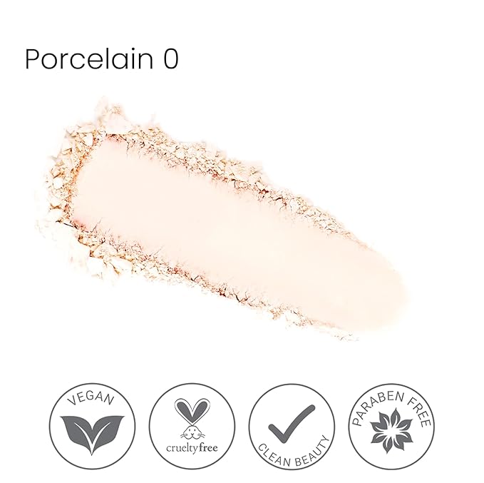 True + Luscious Sheer Halo Complexion Powder – Natural Matte Finish Foundation, Sheer to Medium Coverage – Clean, Vegan and Cruelty Free Powder Foundation – 0.32 oz-Velvo Beauty