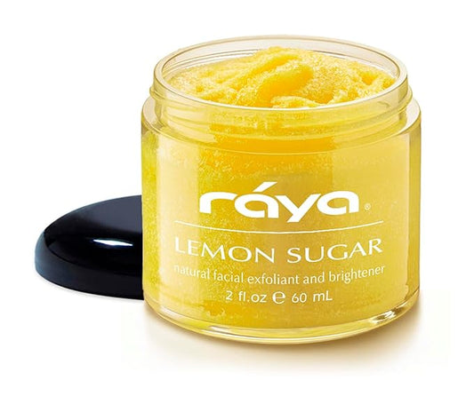RAYA Lemon Sugar Facial Scrub (157) | Organic and Natural Exfoliating Scrub for Dry Skin | Brightens and Smooths Complexion-Velvo Beauty