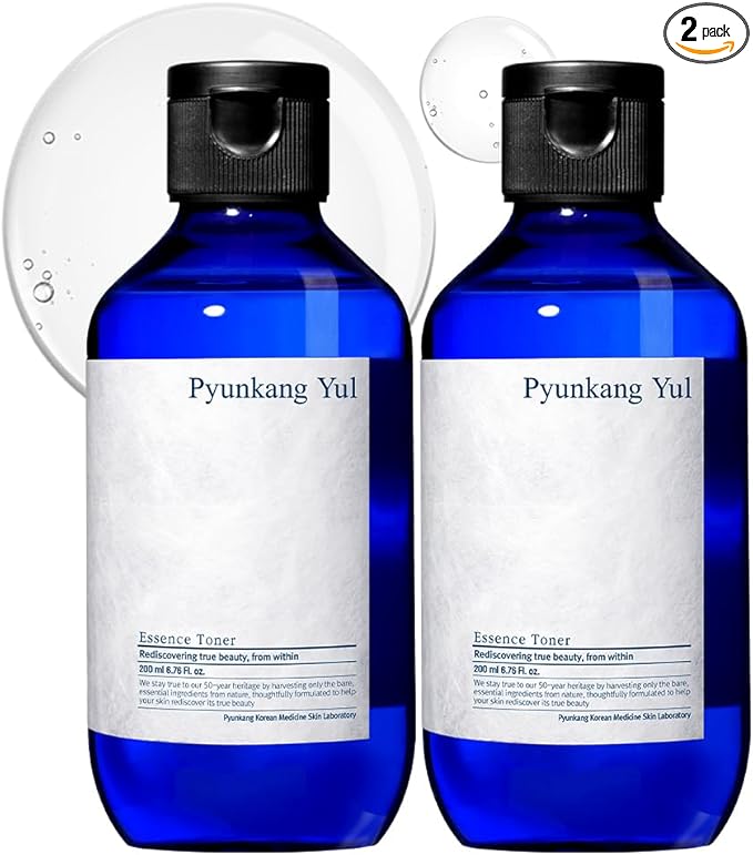 Pyunkang Yul PKY Essence Toner Bundle for Deep Hydration, Highly Concentrated Essence Facial Toner, Minimal Ingredients, Zero-Irritation, Korean Skincare (6.8 Fl. Oz, 200ml, 2pcs)-Velvo Beauty