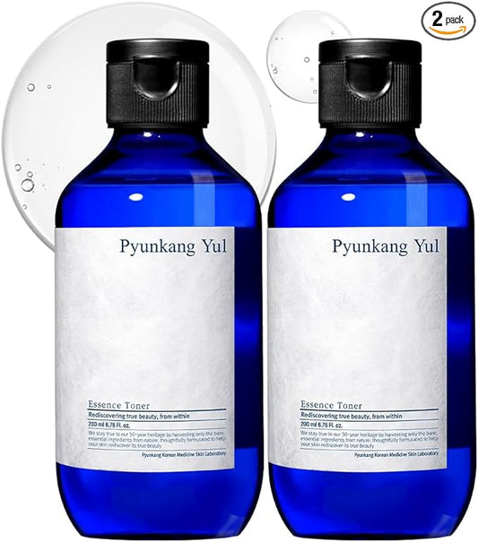 Pyunkang Yul PKY Essence Toner Bundle for Deep Hydration, Highly Concentrated Essence Facial Toner, Minimal Ingredients, Zero-Irritation, Korean Skincare (6.8 Fl. Oz, 200ml, 2pcs)-Velvo Beauty