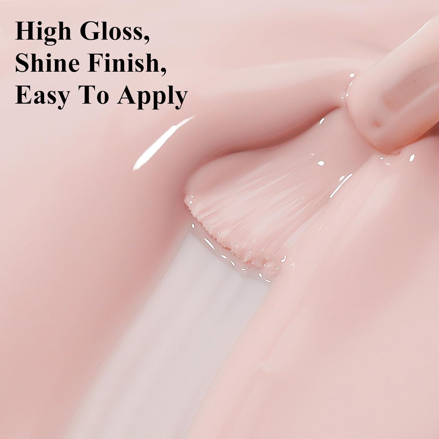 Nail Polish Nude Pink Quick Dry Sheer Color Nail Lacquer Non Gel Long Lasting Regular Fast Dry Fingernail Polish DIY Salon Gift For Women 12ML-Velvo Beauty