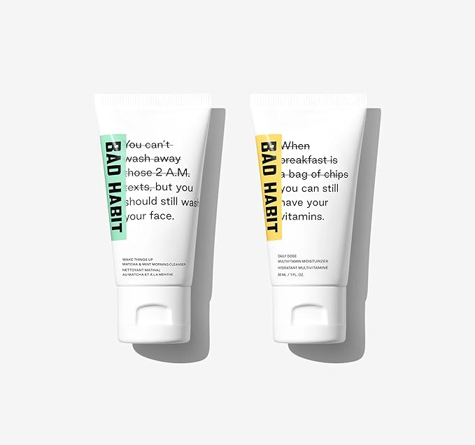 Bad Habit Wake Things Up and Daily Dose Skin Care Travel Set-Velvo Beauty