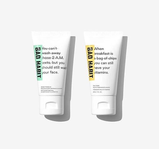 Bad Habit Wake Things Up and Daily Dose Skin Care Travel Set-Velvo Beauty