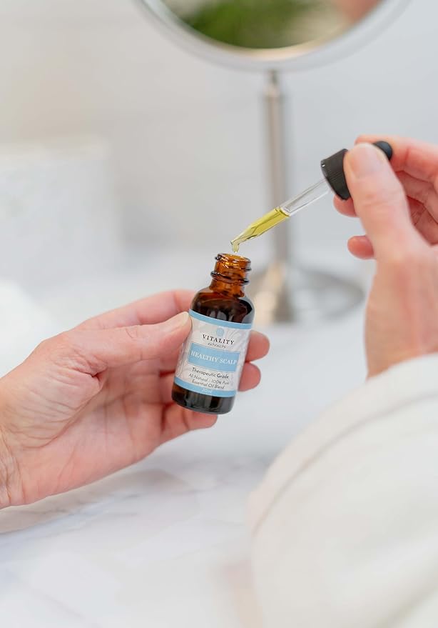 Vitality Extracts Healthy Scalp Essential Oil Blend - 30ml, Cleanse, Hair Growth, Amla Oil, Ayurvedic, Hair Repair, Strengthening, Rejuvenate, Luster & Shine-Velvo Beauty