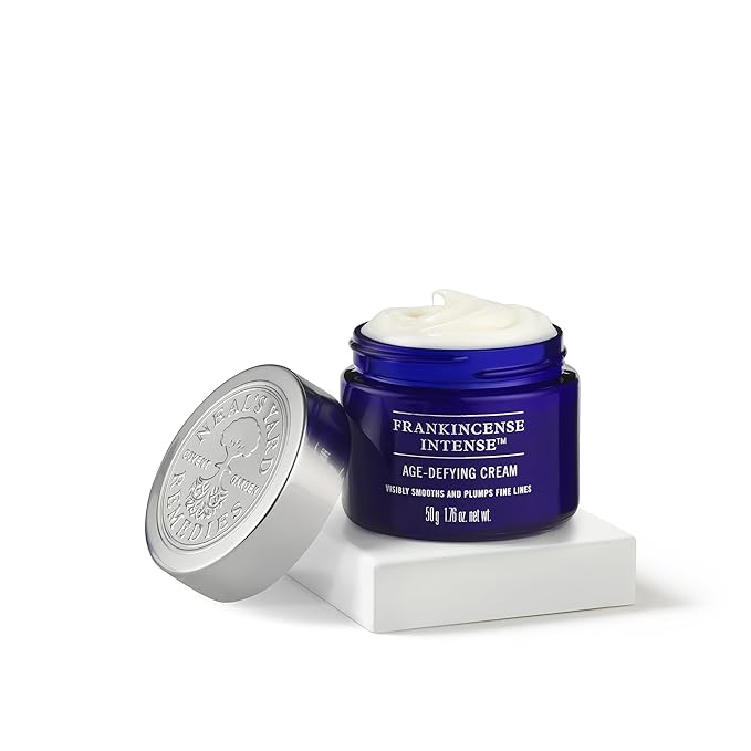 Neal's Yard Frankincense Intense Age Defying Cream with Carnauba Wax, Smoothes & Plumps Fine Lines & Wrinkles, Cruelty-Free, 50g-Velvo Beauty
