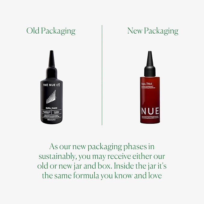 The Nue Co. SUPA THICK Topical Hair Supplement, Supports Hair Growth and Reduces Shedding, Scalp Serum for Hair Density, Vegan, 4 oz / 100 mL-Velvo Beauty