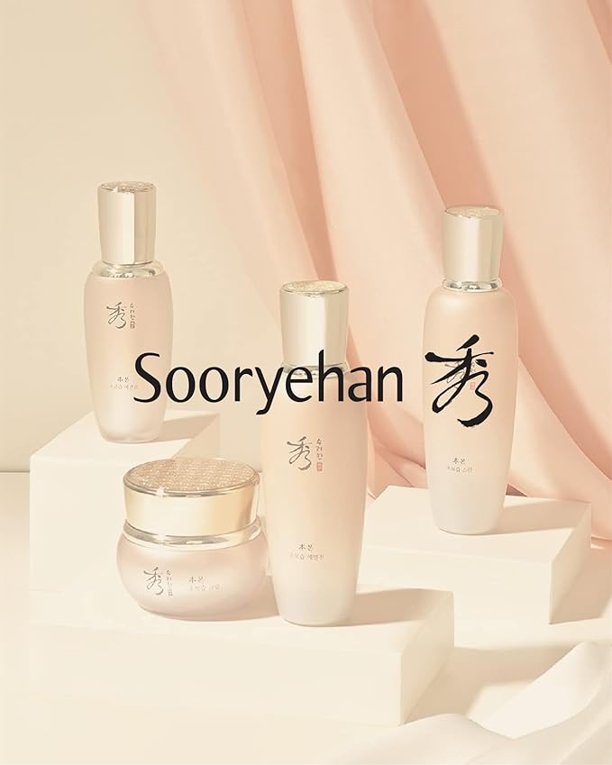 Sooryehan BON EXTRA MOISTURE Korean Skin Care Gift Set (385ml / 13.01 Fl Oz) - Luxury Premium High-end by LG BEAUTY. Hydrating Toner, Emulsion Lotion, Cleansing Foam, Eye Cream.-Velvo Beauty