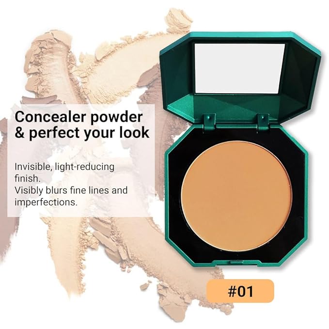 Pressed Matte Face Powder Makeup & Setting Powder for Poreless Wrinkle Blurring Contour Concealer Finishing,Lightweight,High Coverage,Shine Control, N.W 10g (01)-Velvo Beauty
