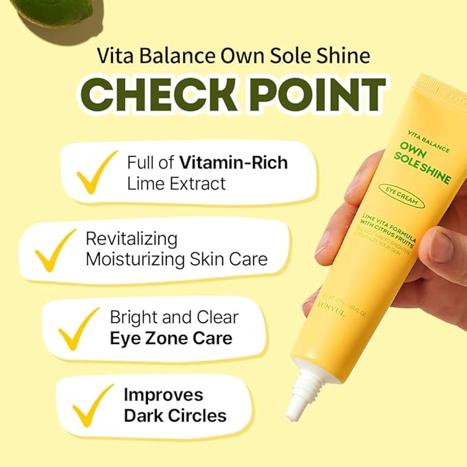 EUNYUL Vita Balance Own Sole Shine Eye Cream [1.01 fl.Oz / 30ml] Vitamin C Eye Cream, Korean Cosmetics, Korean Skin Care-Velvo Beauty