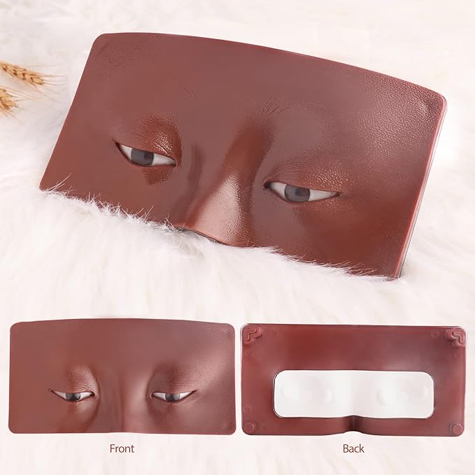 Makeup Practice Face, Bueuo 3 Pcs Makeup Practice Board Makeup Mannequin Face 3D Realistic Pad for Makeup Artist Makeup Beginner Self-taught or Professional Enthusiasts-Velvo Beauty