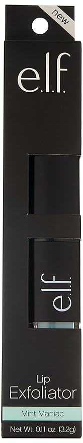 e.l.f. Lip Exfoliator Conditioning Formula, Mint Maniac, 0.11 Ounce (Pack of 1)-Velvo Beauty