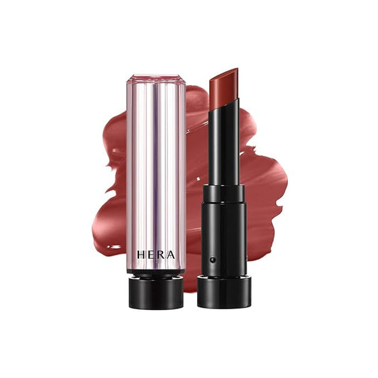 HERA Sensual Tinted Shine Stick 3.5g #498 ANGELS KISS | 12HR Long-lasting Lipstick, Sheer & Buildable Lip Tint Stain, Hydrating Formula with Vitamin E, Smooth Finish and Luxurious Korean Makeup-Velvo Beauty