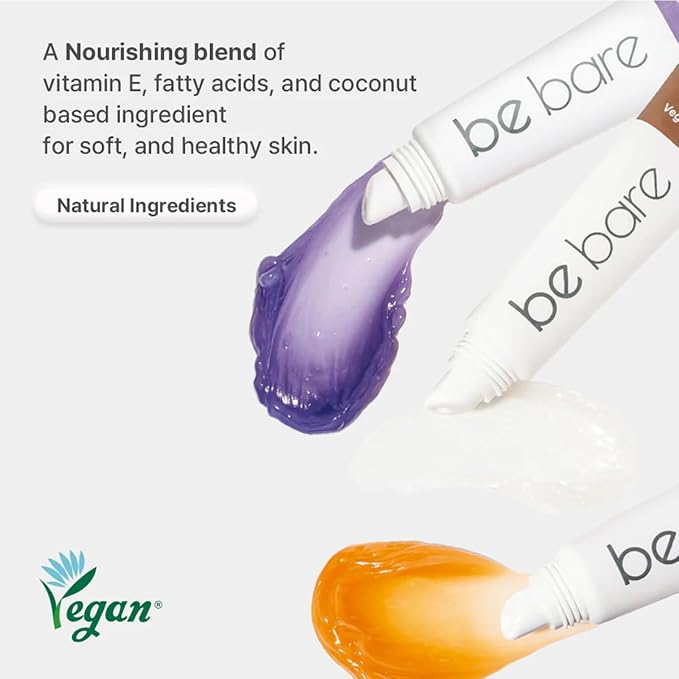 Total Care Balm Variety Pack - Berry Burst, Peachy Pleasure, CocoNutty Nourishing Multi-Balm with Vitamin E for Moisturizing Lips, Nails, Elbows and Dry Skin (3 pc)-Velvo Beauty