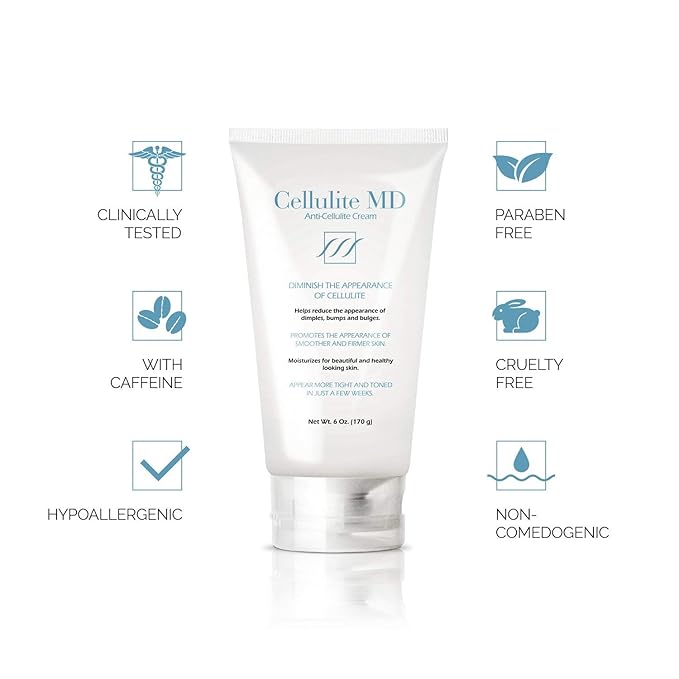 FIRMING TONING Cream Diminish Appearance Of Cellulite 6 oz New by Cellulite MD-Velvo Beauty