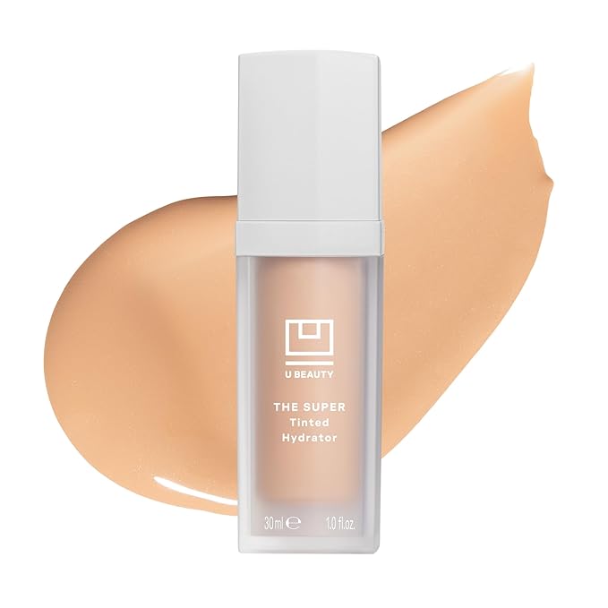 U Beauty The Super Tinted Hydrator Hyaluronic Acid Moisturizing Cream - Mega-Dose Skin Hydrator for Supple, Smooth, and Softer-Looking Skin For Up To 48 Hours - Shade 5-1.0 oz-Velvo Beauty
