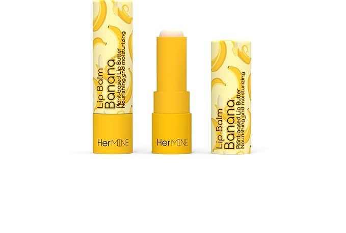 HerMINE Lip Balm Plant-based Lip Butter 3 Pack Nourishing Moisturizing LipBalm LipButter Long Lasting Delicious Flavors Intense Hydration-Velvo Beauty