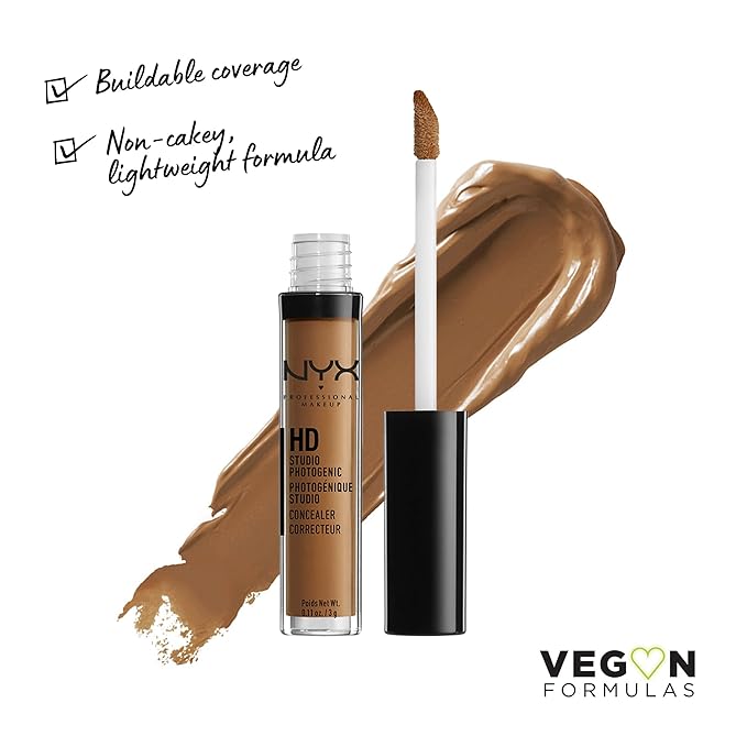 NYX PROFESSIONAL MAKEUP HD Studio Photogenic Concealer Wand, Medium Coverage - Cocoa-Velvo Beauty