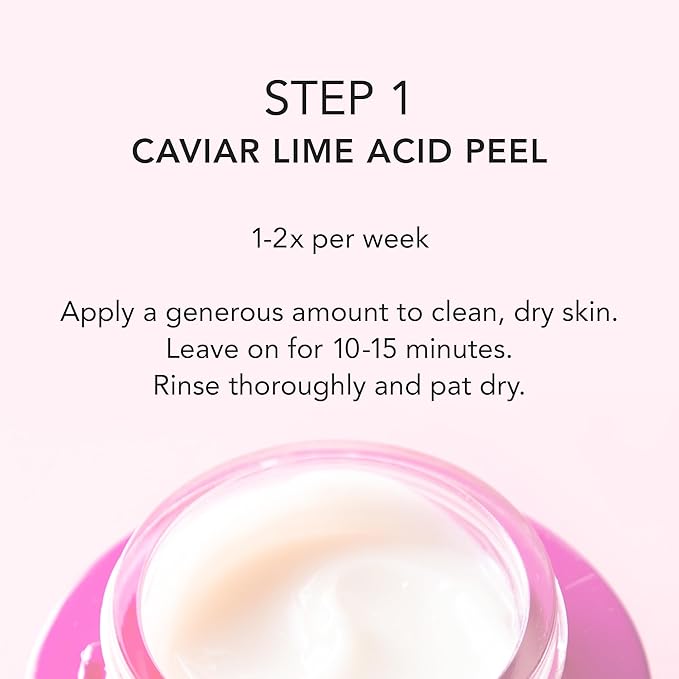 Lancer Skincare Vibrant Glow 3-Piece Set, Contains Moisturizing Face Mask, Caviar Acid Peel, Active Rejuvenation Serum for Vibrant Skin-Velvo Beauty