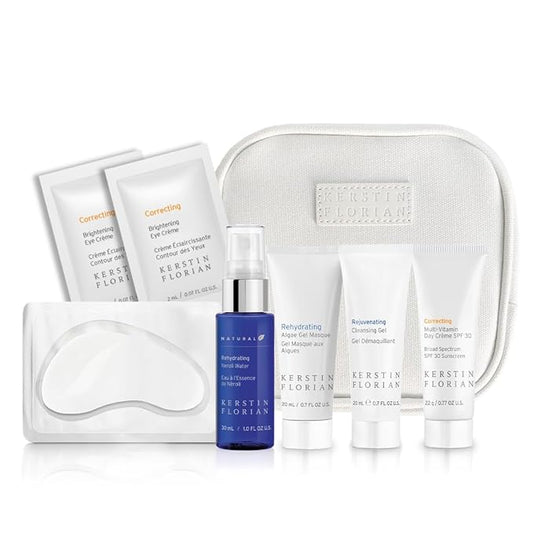 Kerstin Florian Skincare Starter Kit: A Deluxe Spa Set and Gift Basket for Complete Bath and Face Care - Unveil Radiant Beauty with Body Lotion, Face Skincare, and More in a Stylish Kit-Velvo Beauty