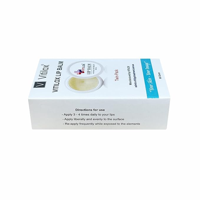 Vitiligo Vitilox® Lip Balm 'Twin Pack'-Velvo Beauty
