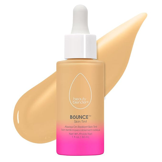 Beautyblender 12-Hour Always on Radiant Skin Tint, Breathable Serum Foundation Stays Put for All Day Long Wear, Infused with Hyaluronic Acid & Niacinamide, Medium 1-Velvo Beauty