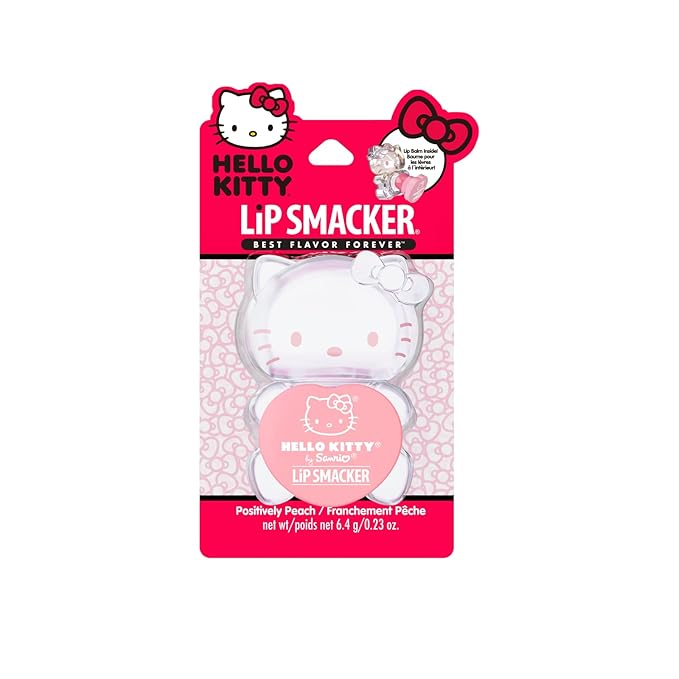 Lip Smacker Hello Kitty Peach-Flavored Gummy Lip Balm | Sanrio Collection | Gifts-Velvo Beauty