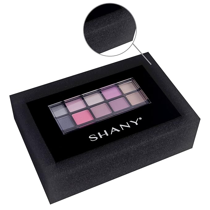 SHANY Fierce & Flawless All-in-One Makeup Set Compact with Mirror, 15 Eye Shadows, 2 Bronzers, 2 Blushes and 15 Lip/Eye Glosses, Makeup Applicators, Premium Giftable Packaging-Velvo Beauty