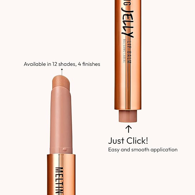 KISS NEW YORK Professional Melting Jelly Lip Balm, High Shine & Moisturizing Lip Stick, Long Lasting, Plumping Effect Look, Non-Sticky & Not Cakey, Easy Application & Natural Coverage (Brown Sugar)-Velvo Beauty