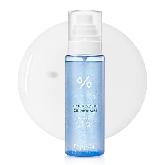 leegeehaam Dr.Ceuracle Hyal Reyouth Oil Drop Mist (125ml / 4.22 fl. oz.) - Facial Serum Mist with Hyaluronic Acid, Panthenol, Fructan, Soothing and Hydrating for All Skin Types-Velvo Beauty