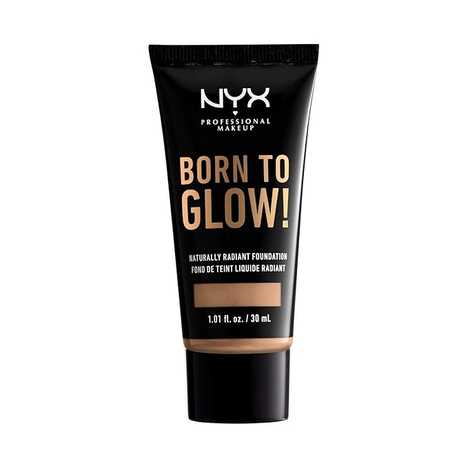 NYX PROFESSIONAL MAKEUP Born To Glow Naturally Radiant Foundation, Medium Coverage - Tan-Velvo Beauty