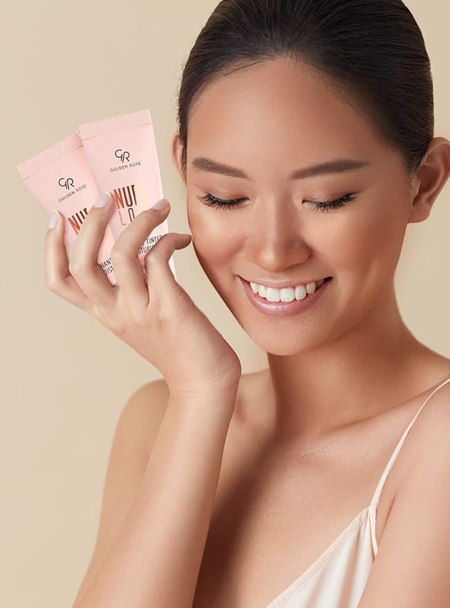 Golden Rose Radiant Tinted Moisturiser Oil-Free Glowy Tinted Moisturizer Foundation UV SPF 25 (MEDIUM TINT)-Velvo Beauty