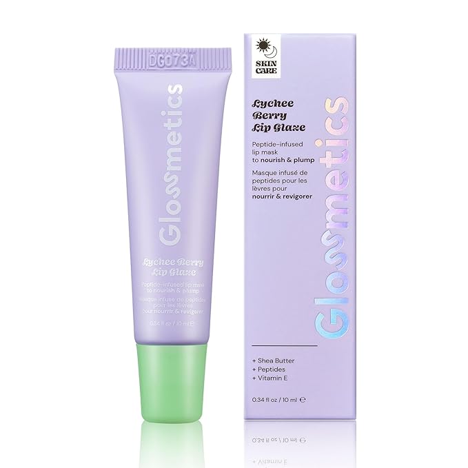 Glossmetics Lychee-Berry Overnight Lip Mask - Hydrating, Moisturizing Lip Balm for Soft, Smooth Lips-Velvo Beauty