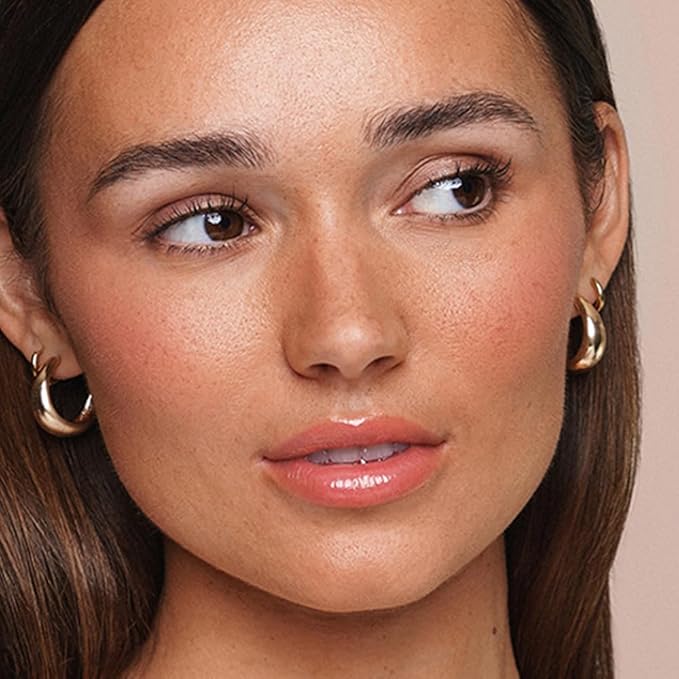 Jouer Essential Tinted Hydrating Lip Oil Gloss – Moisturizing Dry Lip Treatment Serum - Fragrance Free Tinted Lip Oil - Jojoba Seed Oil and Apricot Oil Formula-Velvo Beauty